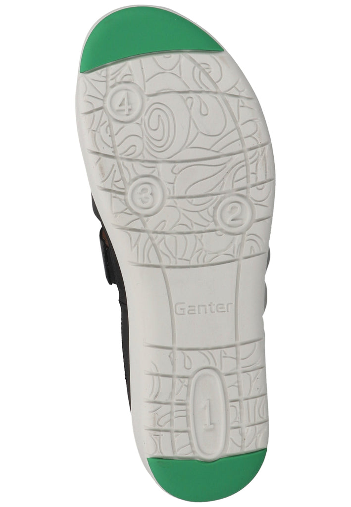 Ganter Pantoletten Leder Schwarz