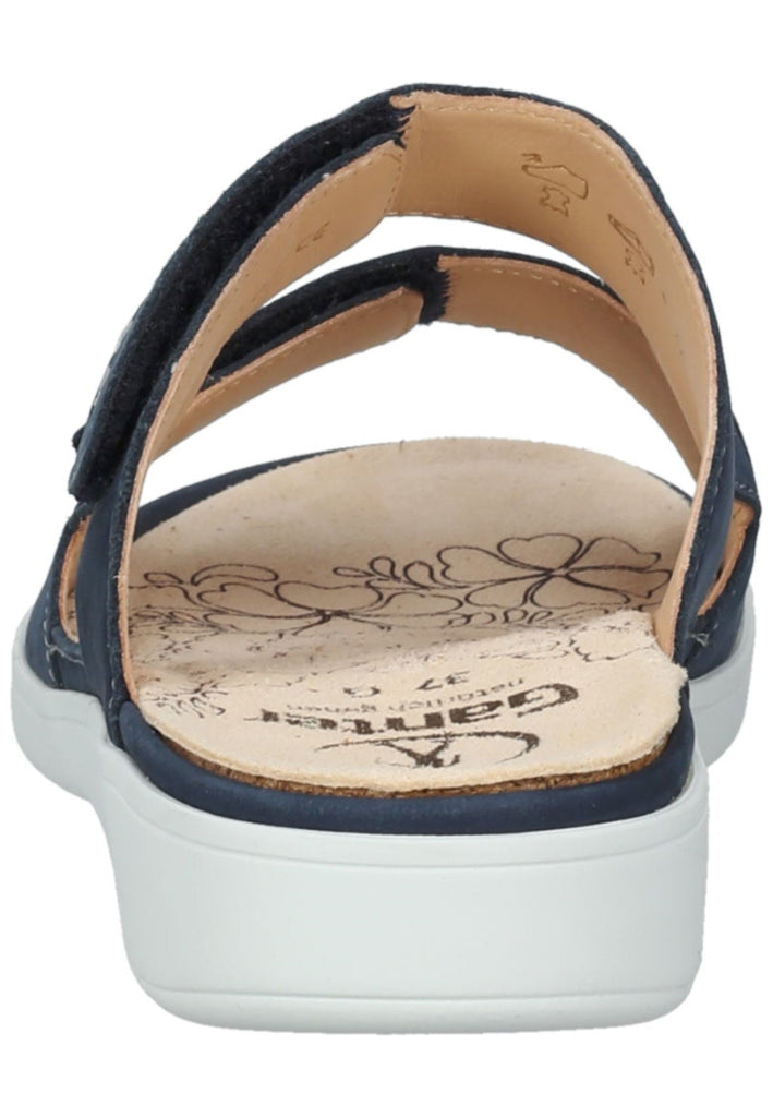 Ganter Pantoletten Nubukleder Blau