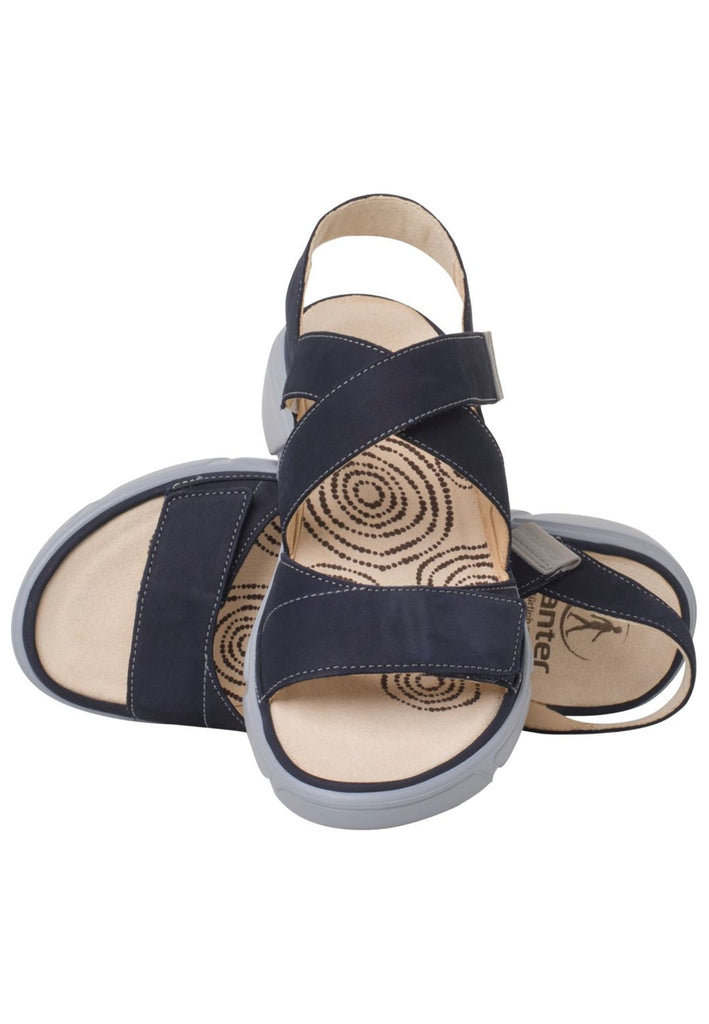 Ganter Sandalen Nubukleder Dunkelblau