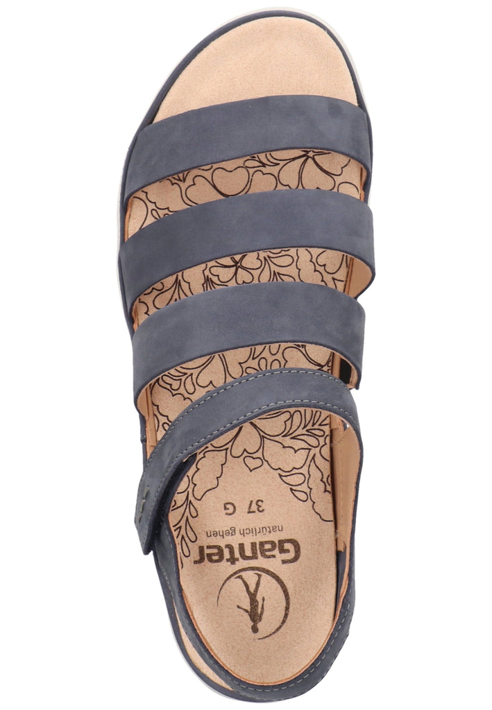 Ganter Sandalen Nubukleder Dunkelblau