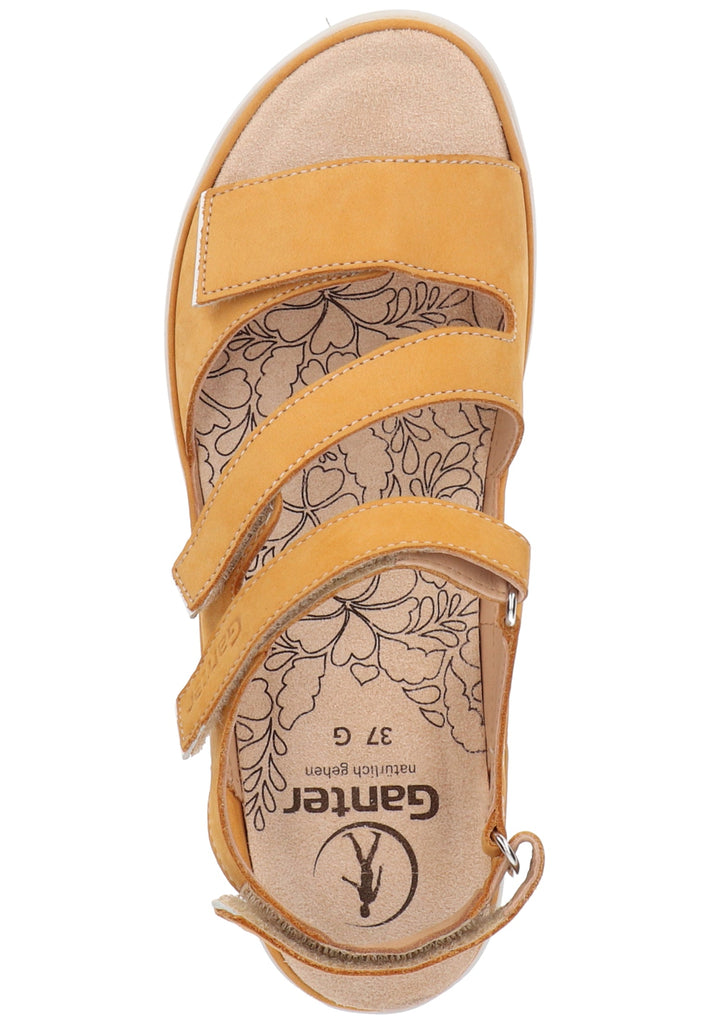 Ganter Sandalen Nubukleder Gelb