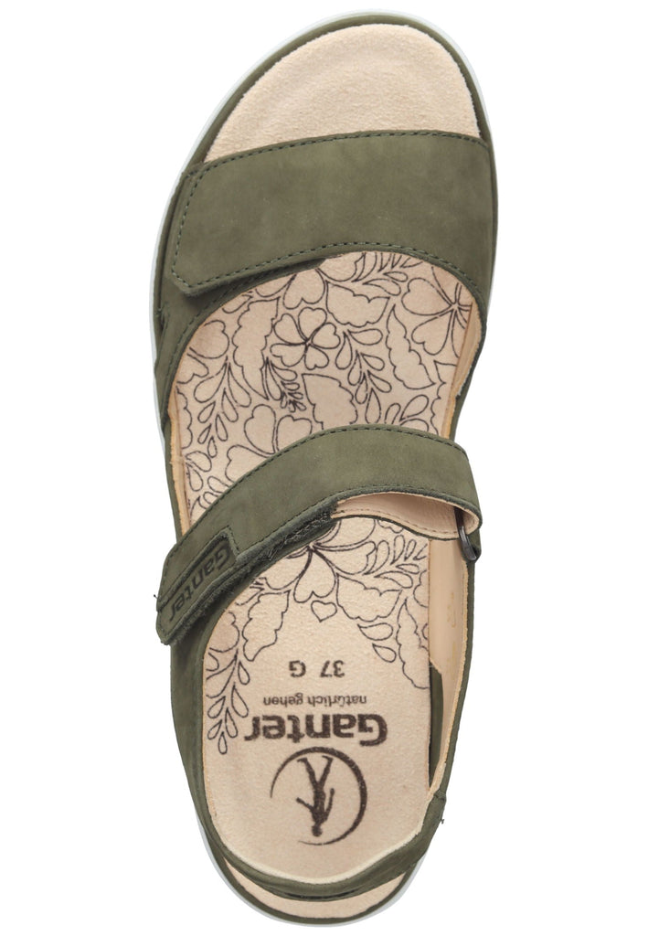 Ganter Sandalen Nubukleder Grün