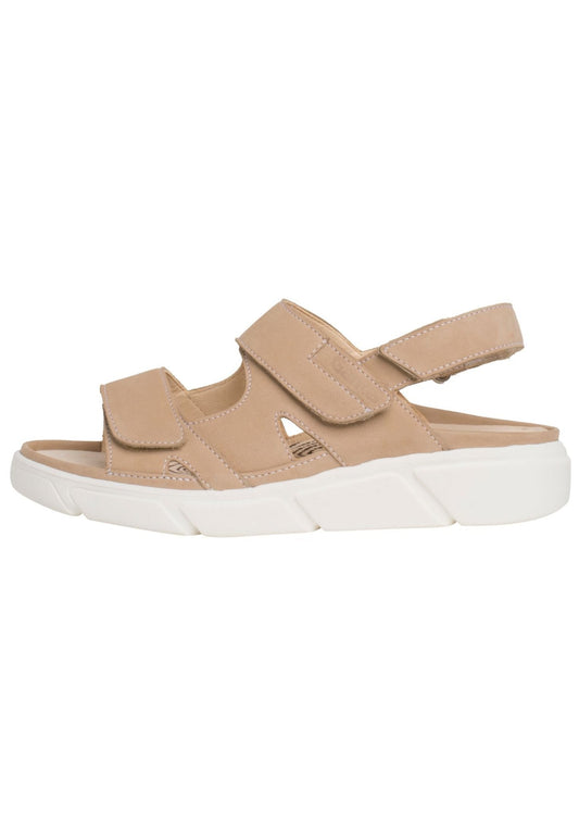 Ganter Sandalen Nubukleder Hellbraun
