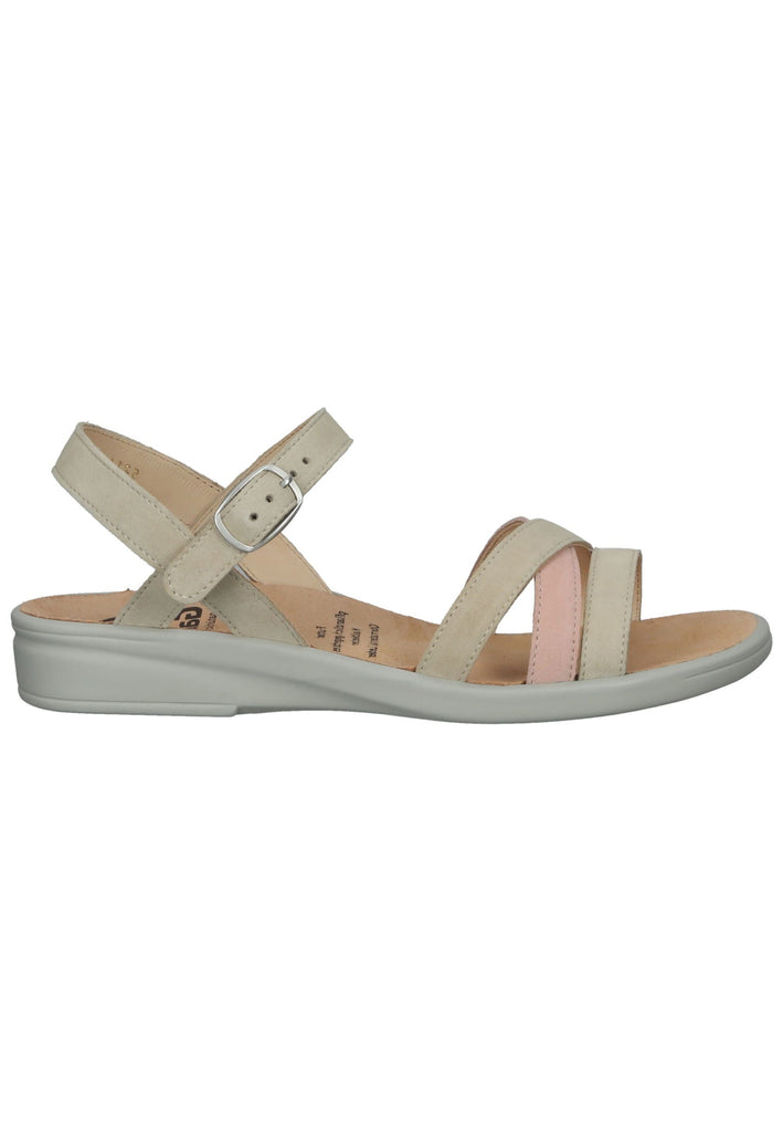 Ganter Sandalen Veloursleder Beige/Rosa