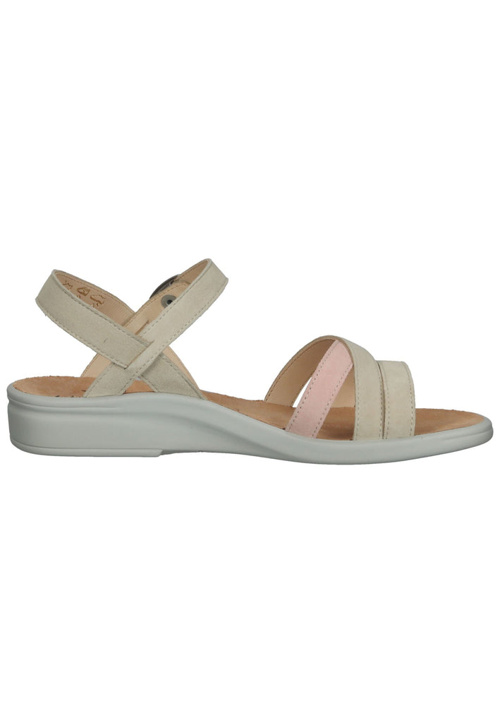 Ganter Sandalen Veloursleder Beige/Rosa