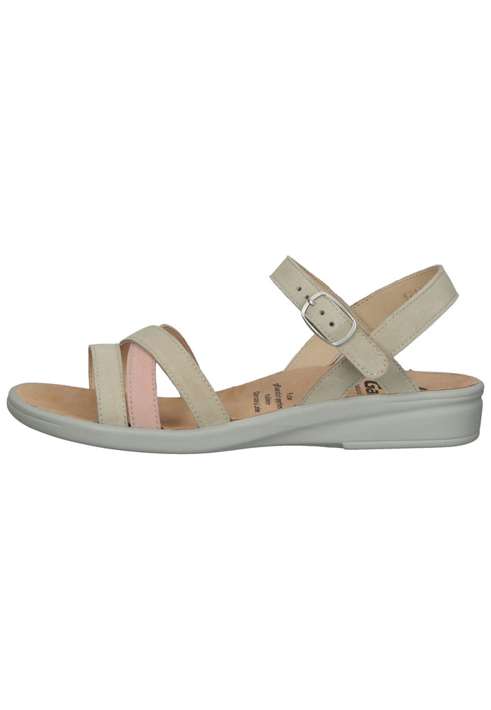 Ganter Sandalen Veloursleder Beige/Rosa