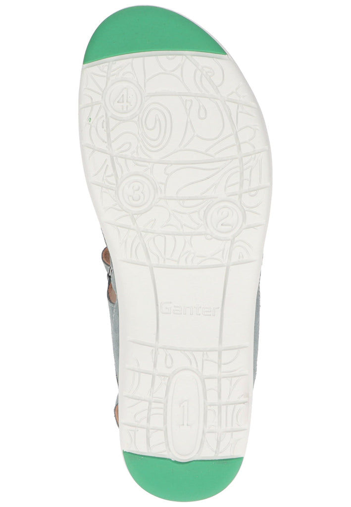Ganter Sandalen Veloursleder Türkis