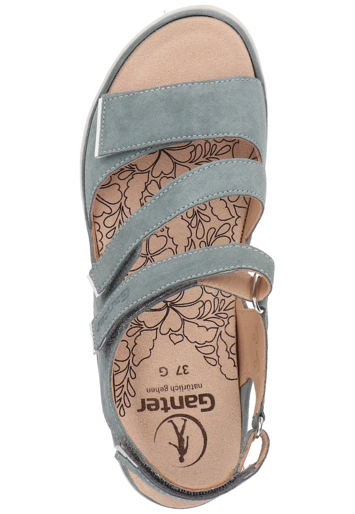 Ganter Sandalen Veloursleder Türkis