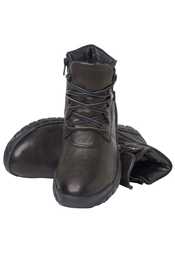 Ganter Stiefelette Leder Schwarz