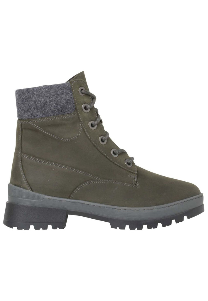 Ganter Stiefelette Leder/Textil Olive Warmfutter