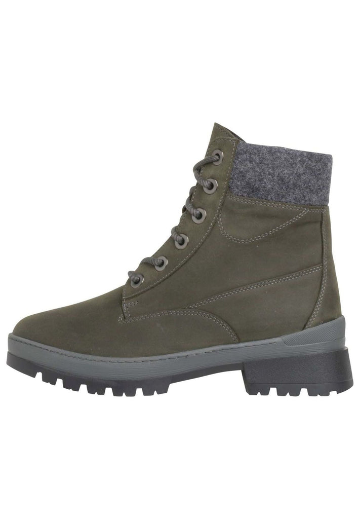Ganter Stiefelette Leder/Textil Olive Warmfutter