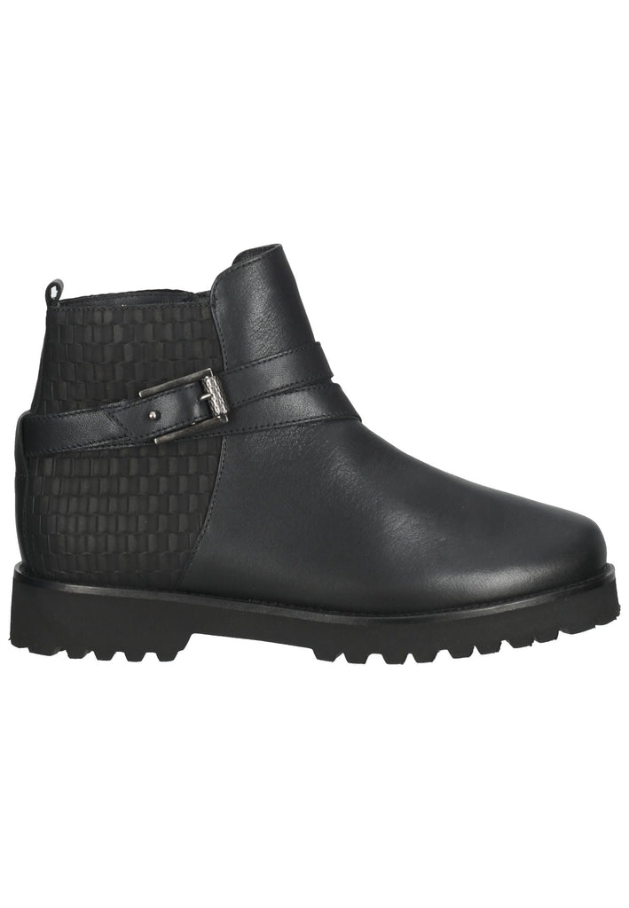 Ganter Stiefelette Nubuk / Naturleder Schwarz