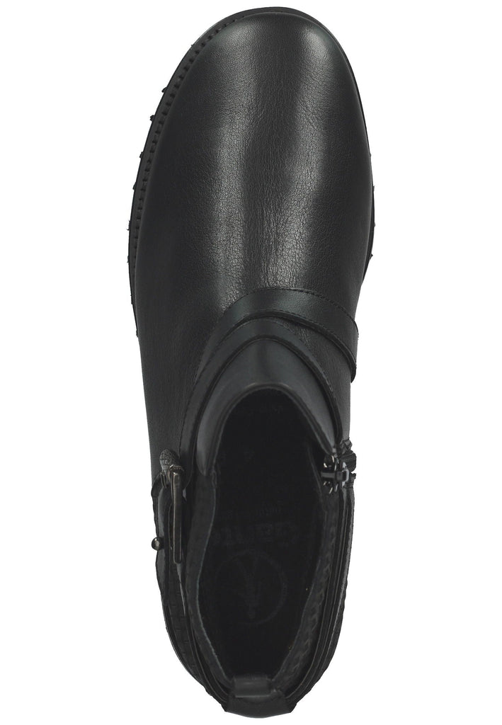 Ganter Stiefelette Nubuk / Naturleder Schwarz