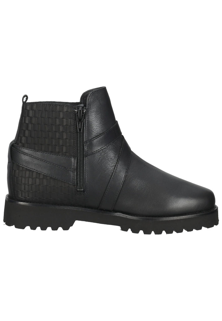 Ganter Stiefelette Nubuk / Naturleder Schwarz