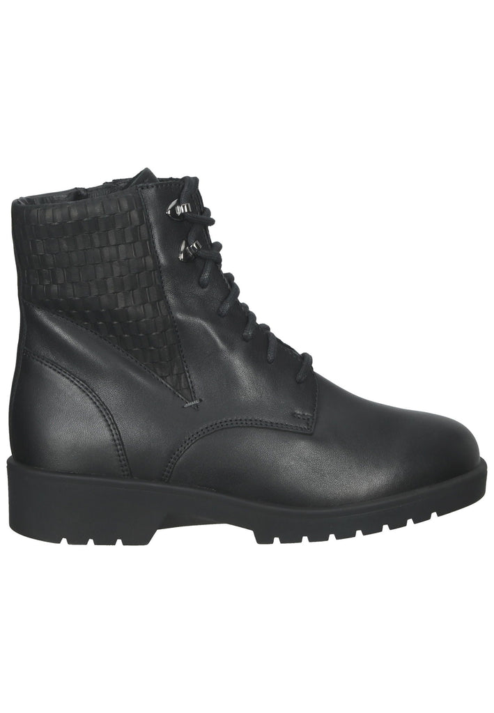 Ganter Stiefelette Nubuk / Naturleder Schwarz Warmfutter