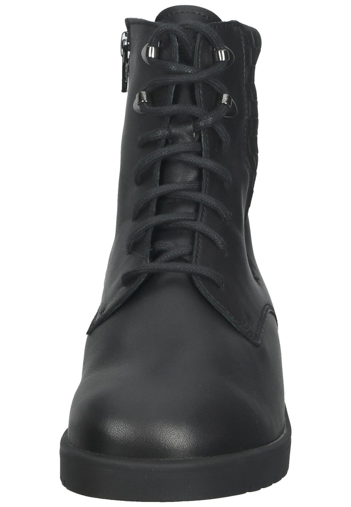 Ganter Stiefelette Nubuk / Naturleder Schwarz Warmfutter