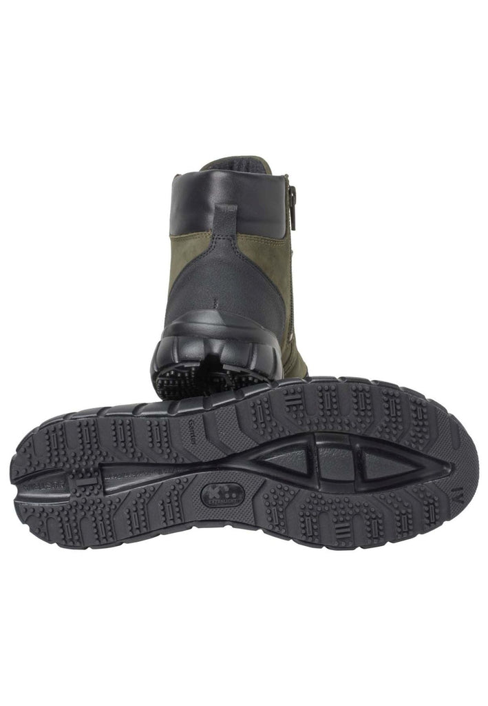 Ganter Stiefelette Nubukleder Olive/Schwarz