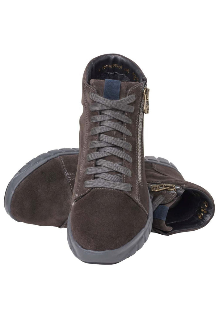 Ganter Stiefelette Veloursleder Antrazit