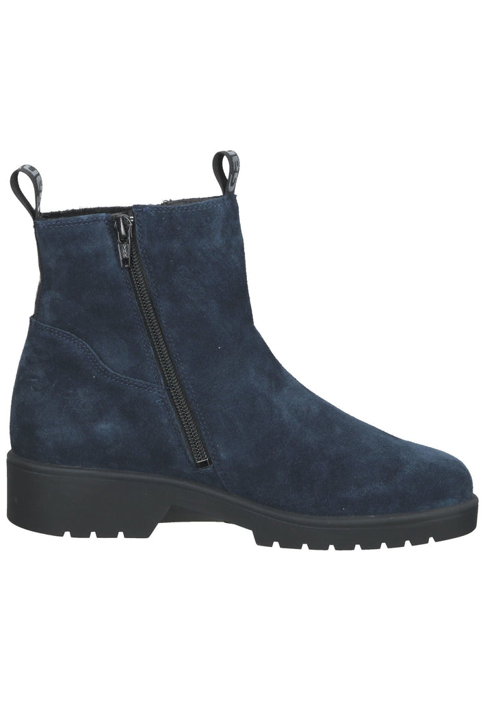Ganter Stiefelette Veloursleder Blau Warmfutter