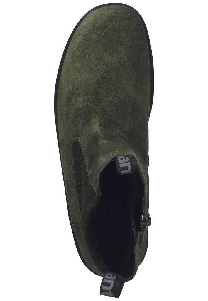 Ganter Stiefelette Veloursleder Moos Warmfutter