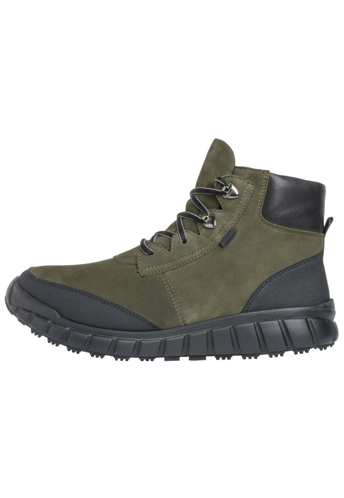 Stiefeletten Ganter Stiefelette Nubukleder Olive/Schwarz