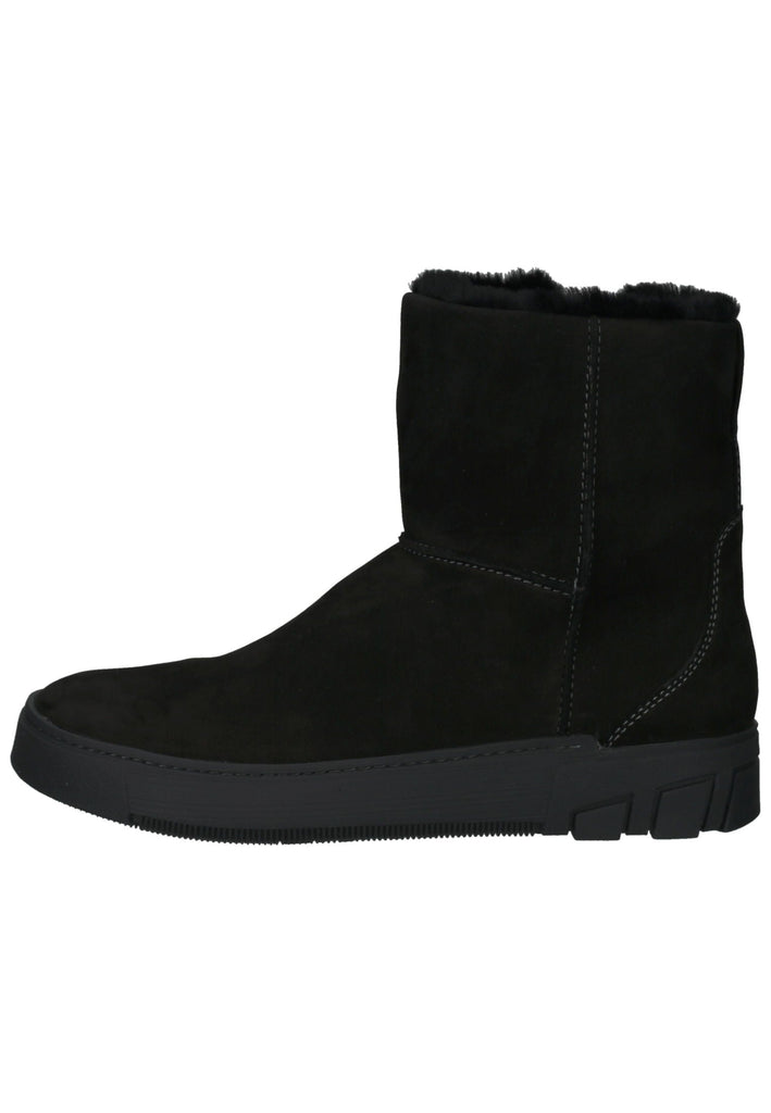Stiefeletten Ganter Stiefelette Nubukleder Schwarz Warmfutter