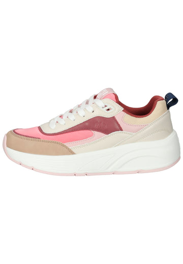 Sneaker GAP Sneaker Lederimitat/Textil Beige/Pink