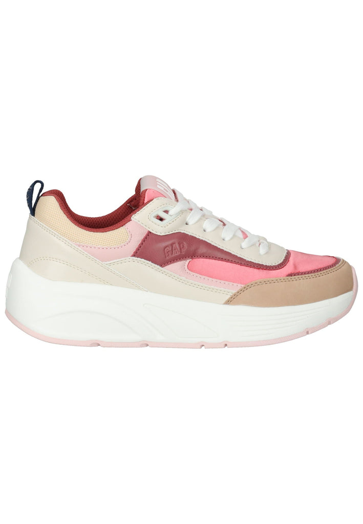 GAP Sneaker Lederimitat/Textil Beige/Pink