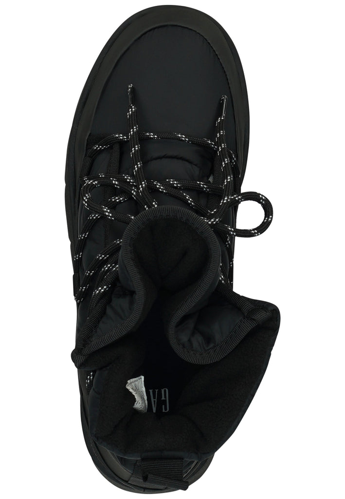 GAP Sneaker Lederimitat/Textil Schwarz Warmfutter