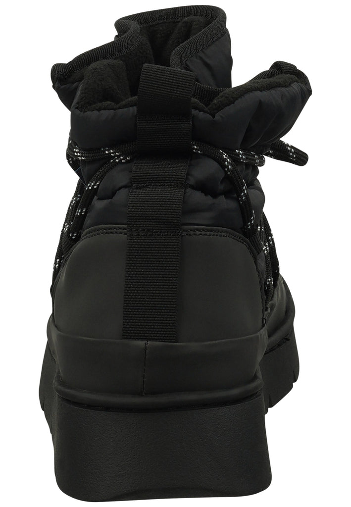 GAP Sneaker Lederimitat/Textil Schwarz Warmfutter