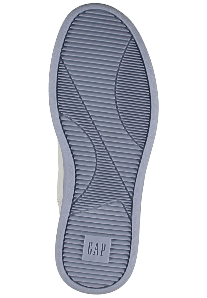 GAP Sneaker Lederimitat Weiß/Blau