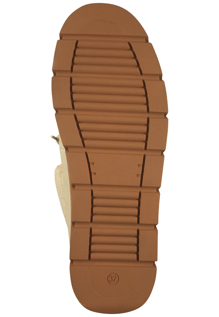 GAP Stiefelette Lederimitat/Textil Beige Warmfutter