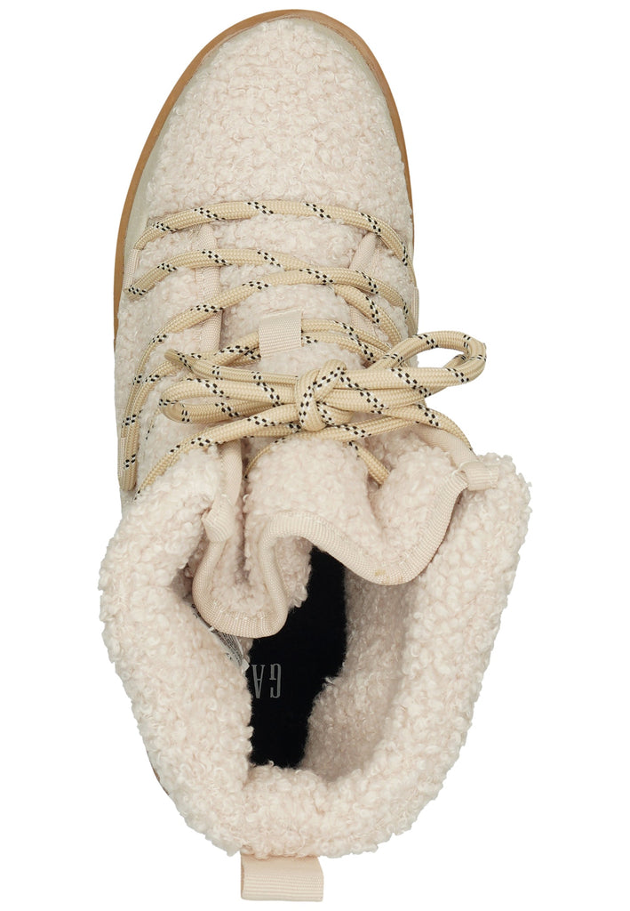 GAP Stiefelette Lederimitat/Textil Beige Warmfutter