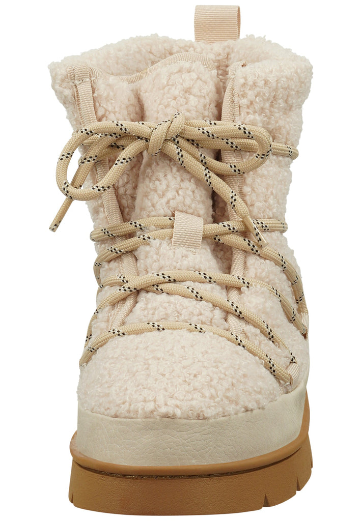 GAP Stiefelette Lederimitat/Textil Beige Warmfutter