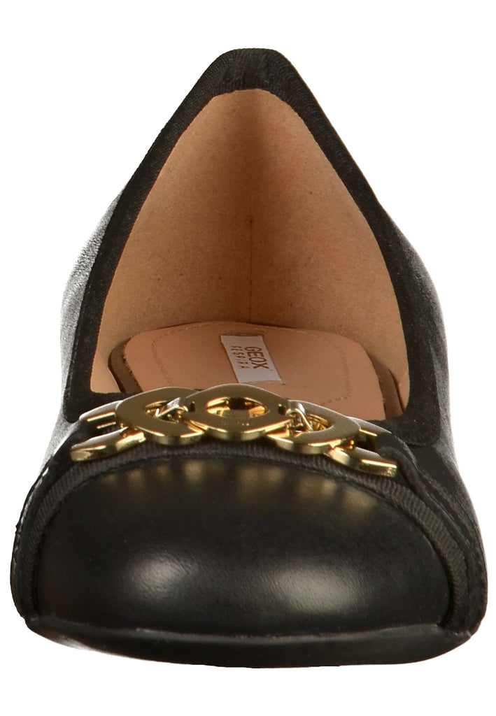 Geox Ballerinas Leder Schwarz