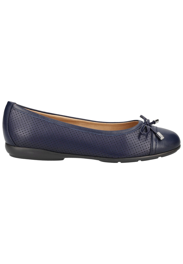 Geox Ballerinas Leder/Synthetik Blau