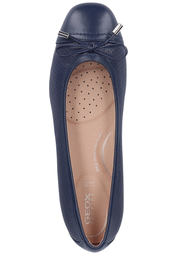 Geox Ballerinas Leder/Synthetik Blau