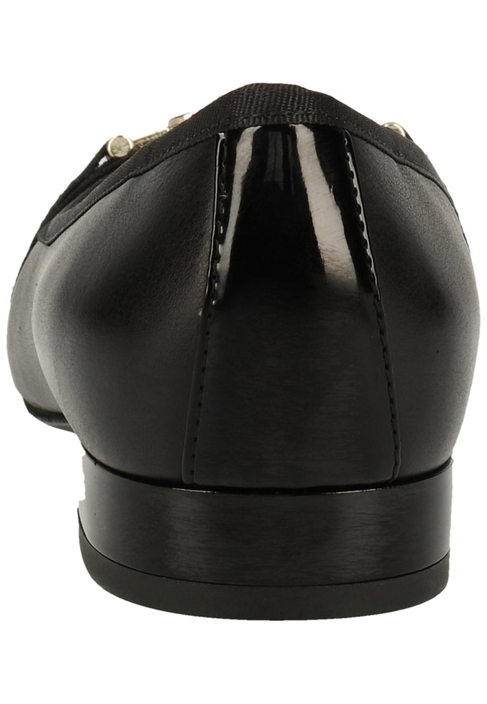 Geox Ballerinas Leder/Synthetik Schwarz