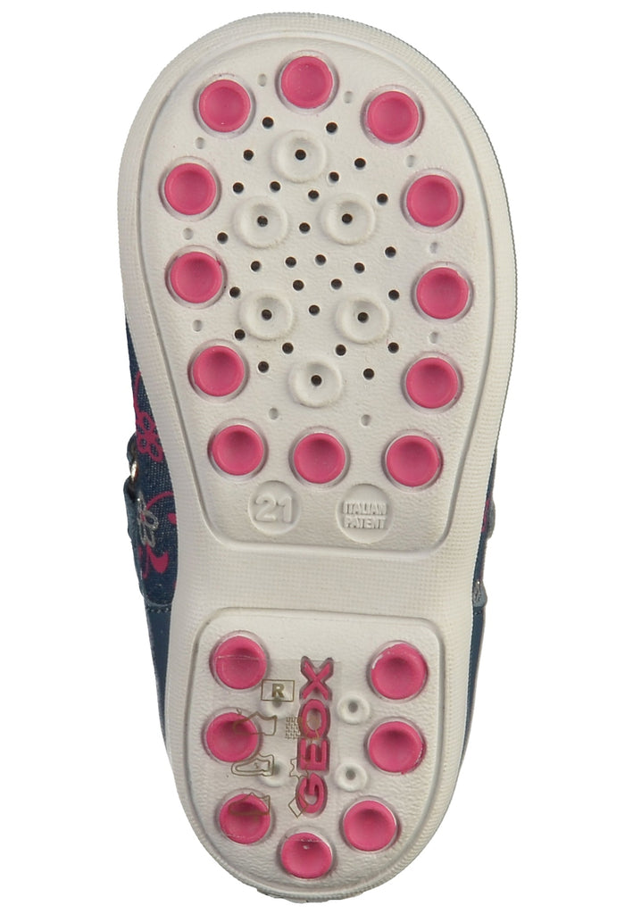 Geox Ballerinas Leder/Textil Blau