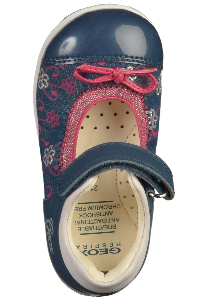 Geox Ballerinas Leder/Textil Blau