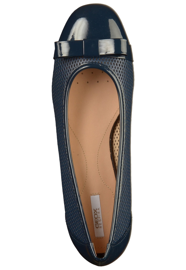 Geox Ballerinas Lederimitat Blau