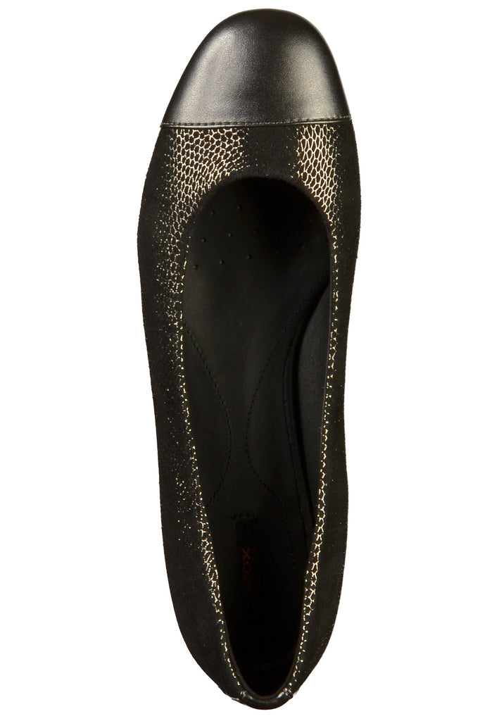 Geox Ballerinas Lederimitat Grau