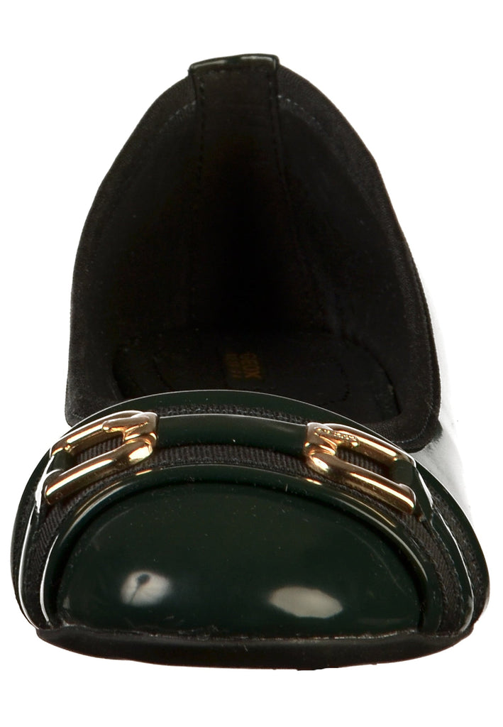 Geox Ballerinas Lederimitat/Textil Grün