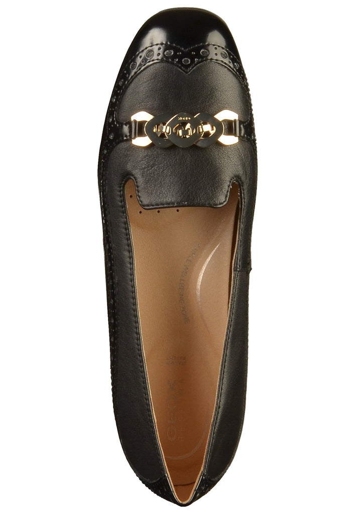 Geox Ballerinas Nappaleder Schwarz