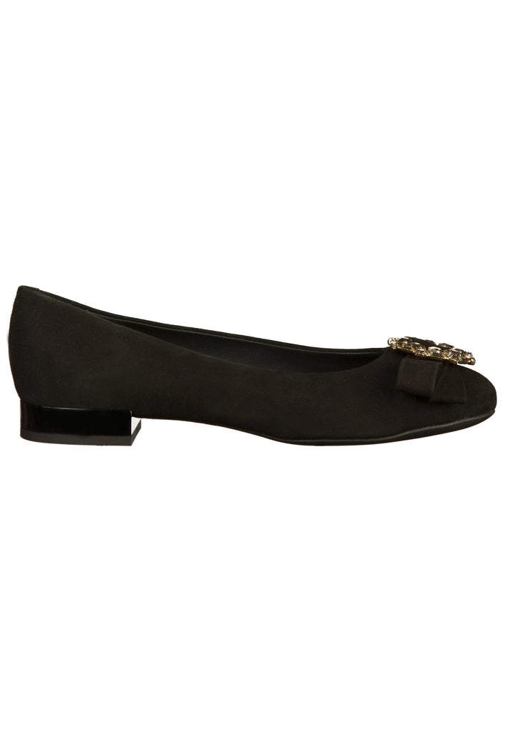 Geox Ballerinas Veloursleder Schwarz