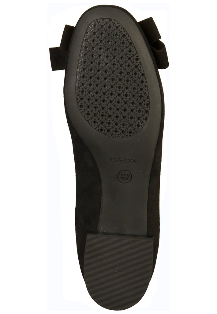 Geox Ballerinas Veloursleder Schwarz