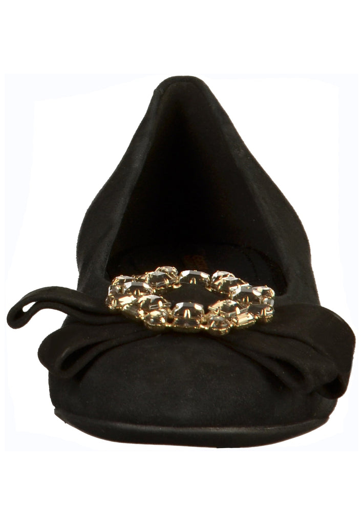 Geox Ballerinas Veloursleder Schwarz