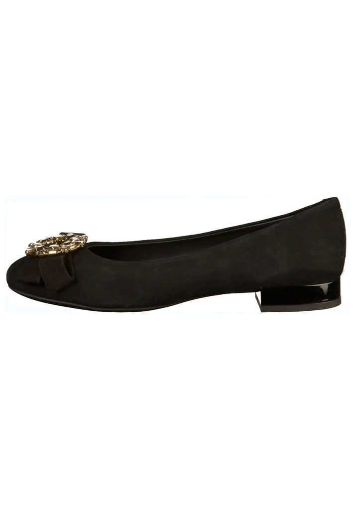 Geox Ballerinas Veloursleder Schwarz