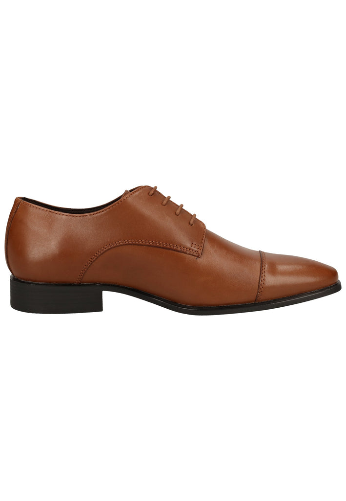 Geox Businessschuhe Glattleder Cognac