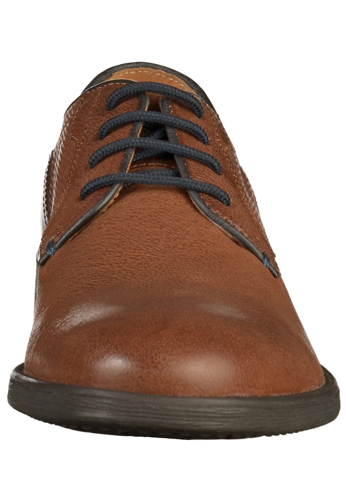 Geox Businessschuhe Glattleder Cognac